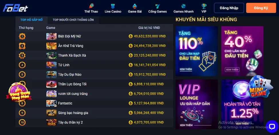 Ưu đãi và khuyến mãi jun882 win